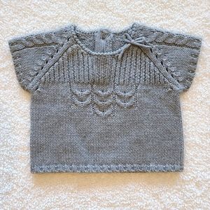Jacadi Grey Sweater 6M